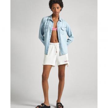 Short Pepe Jeans Mujer Kendall Blancos