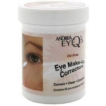 Andrea Eyeq's Oil-free Eye Make-up Correctors Pre-moistened Swabs, 50 Count by Andrea