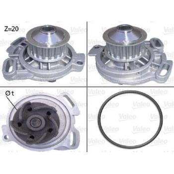 Bomba de agua VALEO 506105 con alta eficiencia, diseño optimizado para refrigeración del motor, fabricada con materiales duraderos, compatible con múltiples modelos de vehículos y fácil instalación