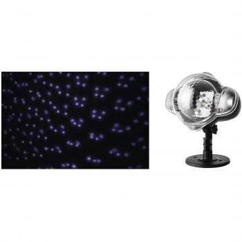 Proyector LED Decorativo - Copos de Nieve Caídos, Interior y Exterior, Blanco, IP44, 5m Cable