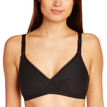 Naturana 5089 - Sujetador básico para mujer, color negro, talla 85G