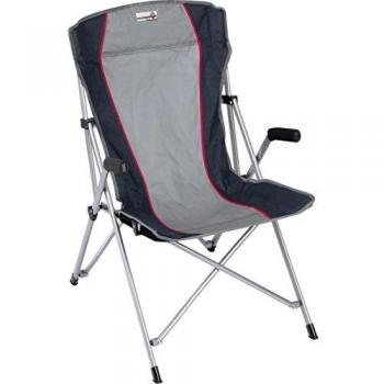 High Peak Altea – Silla de Camping Plegable, Color Gris Claro/Gris Oscuro, 56 x 44 x 46 cm