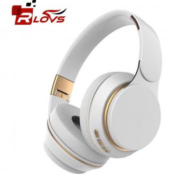 Auriculares inalámbricos plegables Bluetooth 5.0 con micrófono, estéreo de graves HiFi 9D para deportes