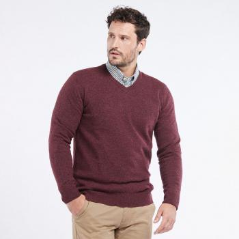 Jersey Barbour Essential Granate