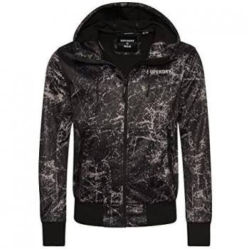 Chaqueta Superdry Code Tech Softshell Negra para Hombre