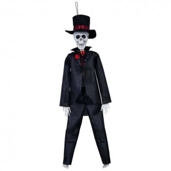 Colgante de Esqueleto Novio Elegante de 40 cm