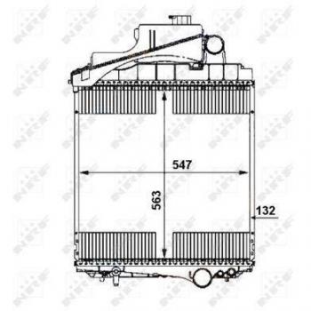 Radiador de refrigeración del motor NRF 54110