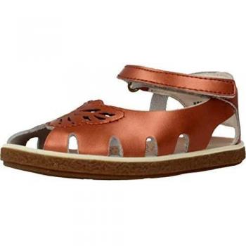 Camper TWS Fw, Sandalias con Punta Abierta Niños, Marrón