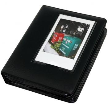 Gift4ES Álbum de Fotos para Fujifilm Instax Mini 7s / 8/9/11/25 / 50/70 / 90 Macaron Colorful Frame Mini Films Book Negro