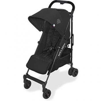 Maclaren Quest Arc silla de paseo tipo paraguas compacto y ligero, Para niños de recién nacidos hasta 25 kg, capota extensible con factor UPF 50+, asiento reclinable, Incluye protector para la lluvia