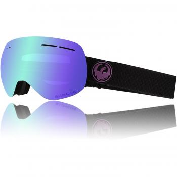 Dragon X1S Schneebrille 2019 Split/lumalens Purple ionized + lumalens Amber