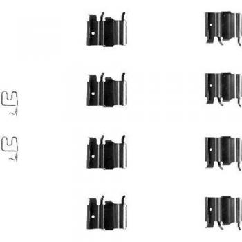 Kit de accesorios para pastillas de freno HELLA 8DZ 355 202-771 para Mazda MX-5, Mitsubishi Pajero y Suzuki Grand XL7