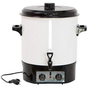 Olla eléctrica para vino caliente, 450 x 350 x 480 mm, 1800 W, 230 V.