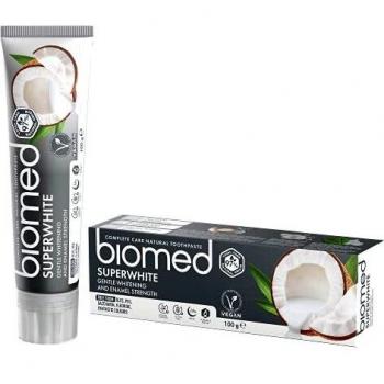 Pasta de Dientes Blanqueante con Protección Intensiva de Encías y Aceite de Coco - Biomed Superwhite Splat (100g)