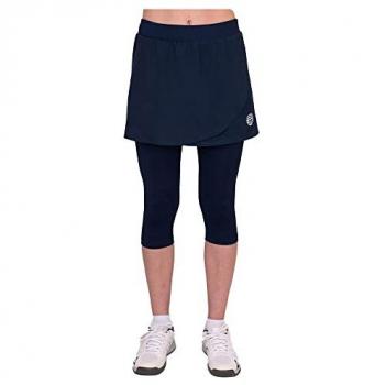 Bidi Badu Crew Falda Con Malla Mujeres Azul - S