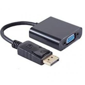 Adaptador DisplayPort 1.1 a VGA 1080p 60Hz, 15cm, negro