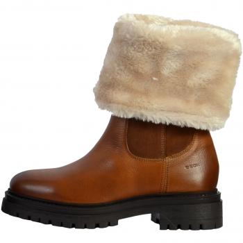 Botines de Mujer GEOX D04HRM 02246 D IRIDEA C6001 COGNAC