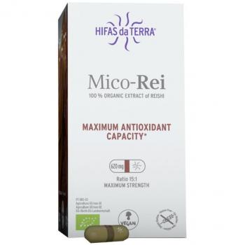 MICO REI 30CPS - Suplemento alimenticio en perlas, formulado con extractos de hongos medicinales, contiene 30 cápsulas, favorece el sistema inmunológico y la salud general del organismo