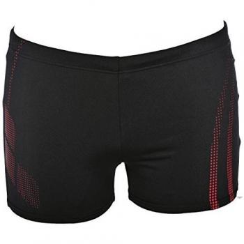 Arena Shadow Bañador Short, Hombre, Black/Red, 85