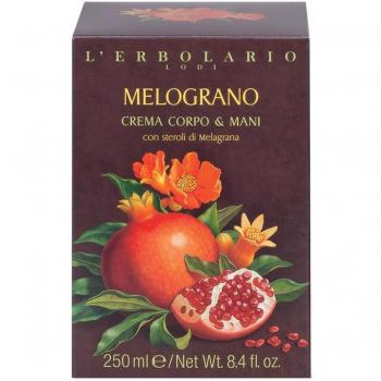 Crema Corporal y de Manos L'Erbolario Melograno 250ml