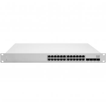 Cisco Meraki MS225-24P Gigabit PoE+ Managed Switch with 24 Ports and SFP Support