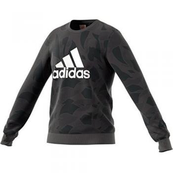 adidas YG Crew Sweat Sudadera, Niñas, Gris