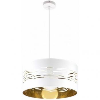 Fabrilamp Colgante Niebla 1xe27 Blanco/blanco-oro Regx40x40 Cm
