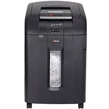 Rexel Destructora de Papel Automática Auto+ 600X de Gran Volúmen, Microcorte de Seguridad P4, 600 Hojas, Uso Frecuente en Casa y la Oficina, Negro, 2103500EUA