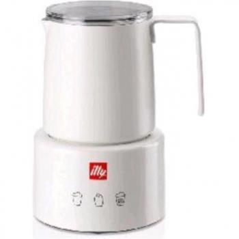 Montalatte Eléctrico Illy Blanco para Espuma de Leche Caliente y Fría, 0,2 L