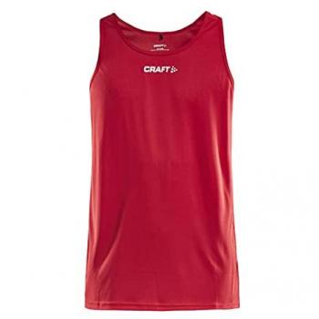 Craft Rush Sleeveless Jersey - Men's Red Polyester Singlet 3XL