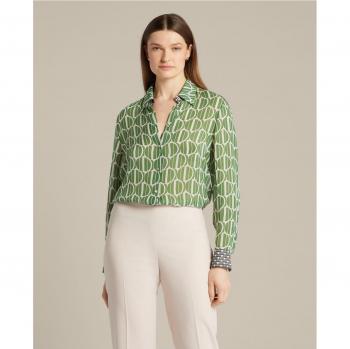 Blusa de mujer en georgette con estampado