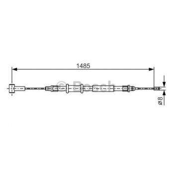 Cable de freno de mano BOSCH 1 987 482 214