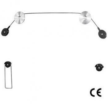 Brateck - Soporte de pared fijo y ultraplano para pantalla LED