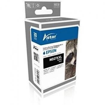 Cartucho de tinta negro Astar 35 ml compatible (sustituye Epson C13T27914010, 27XXL)