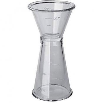 Piazza 475549 - Jigger de plástico, 10 ml y 20 ml de capacidad