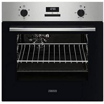 Zanussi ZOHNC2X1 Horno eléctrico 57 L 1875 W Negro, Acero inoxidable A