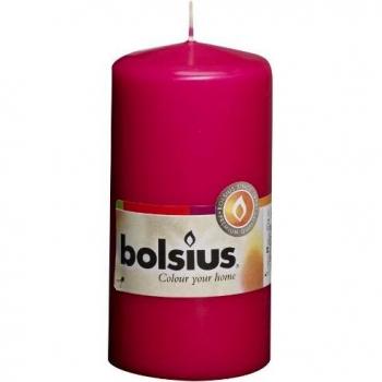 Vela Cilíndrica Fucsia 12 cm x 5,8 cm BOLSIUS