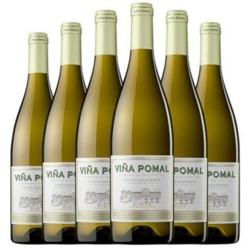 Bodegas Bilbaínas Viña Pomal Rioja Crianza Vino Blanco 75 cl 12.5% Vol. (Caja de 6 Botellas)