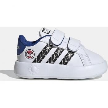 Adidas Marvel Grand Court Spider-Man Infant Sneakers - White/Blue