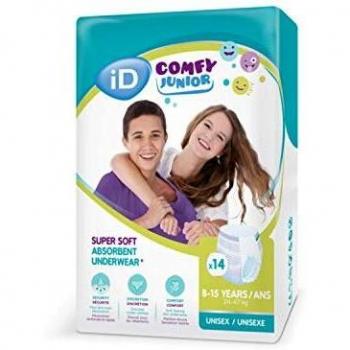 iD Comfy Junior 8-15 Años, 14 Uds