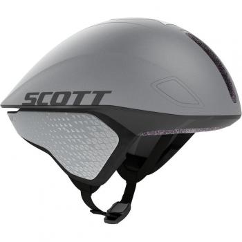 Casco de ciclismo carretera Scott Split Plus MIPS gris plateado (tamaño M-L)