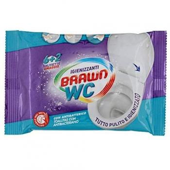 Fria Brawn Sos Wc Toallita Antibacteriana Biodegradable 8 Uds - 5 ml