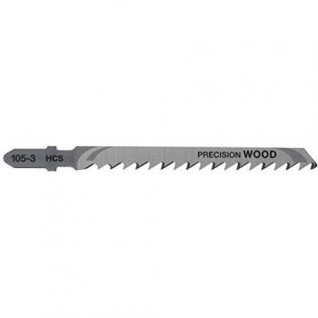 DEWALT DT2049-QZ - Hoja de sierra de calar HCS, longitud: 100mm, paso de diente: 4mm, para cortes muy rectos limpios en madera y aglomerado de hasta 60mm de espesor