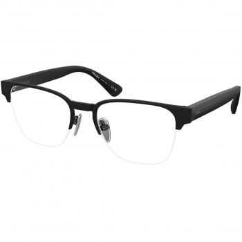 Prada PR A52V 1BO1O1 Gafas Recetadas para Hombre Negras con Armazones y Lentes de 54