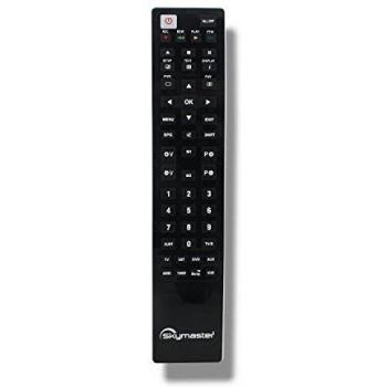 4-in-1 SkyMaster 2436 mando a distancia universal ★ 8-en-1 SkyMaster 2426 mando a distancia universal ★ Negro y plata ★ Compatible con más de 1200 marcas ★ DVD AUX video picture frame VCR ★ URC Universal remote control ★ Con mando a distancia