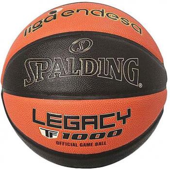 Balón de baloncesto Spalding TF-1000 Legacy Talla 7 Composite y Balón de voleibol Spalding 77187Z Negro Talla 7