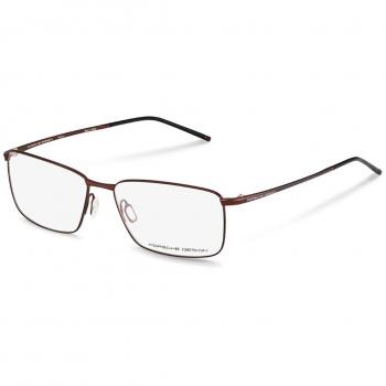 Porsche Design P8364 D Armazones y Lentes Recetadas para Hombre Rojos 57