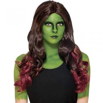 Peluca Gamora Los Guardianes de la Galaxia 2 Adulto