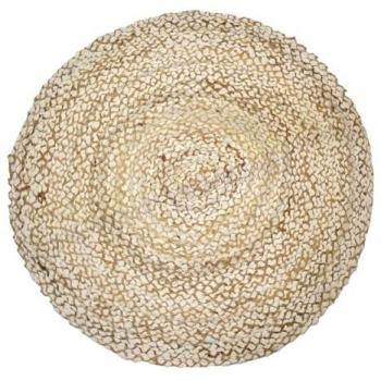 Alfombra de Yute Redonda ORIGEN Home Decor - Decoración Rústica y Boho - 90cm