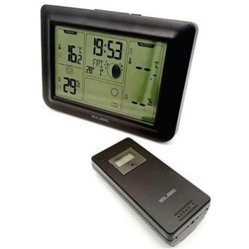ELBE WSM-5000 ESTACIÓN METEOROLÓGICA CON SENSOR EXTERIOR. MIDE TEMPERATURA, HUMEDAD, FASES LUNARES, TENDENCIA DEL TIEMPO, LUZ AZUL